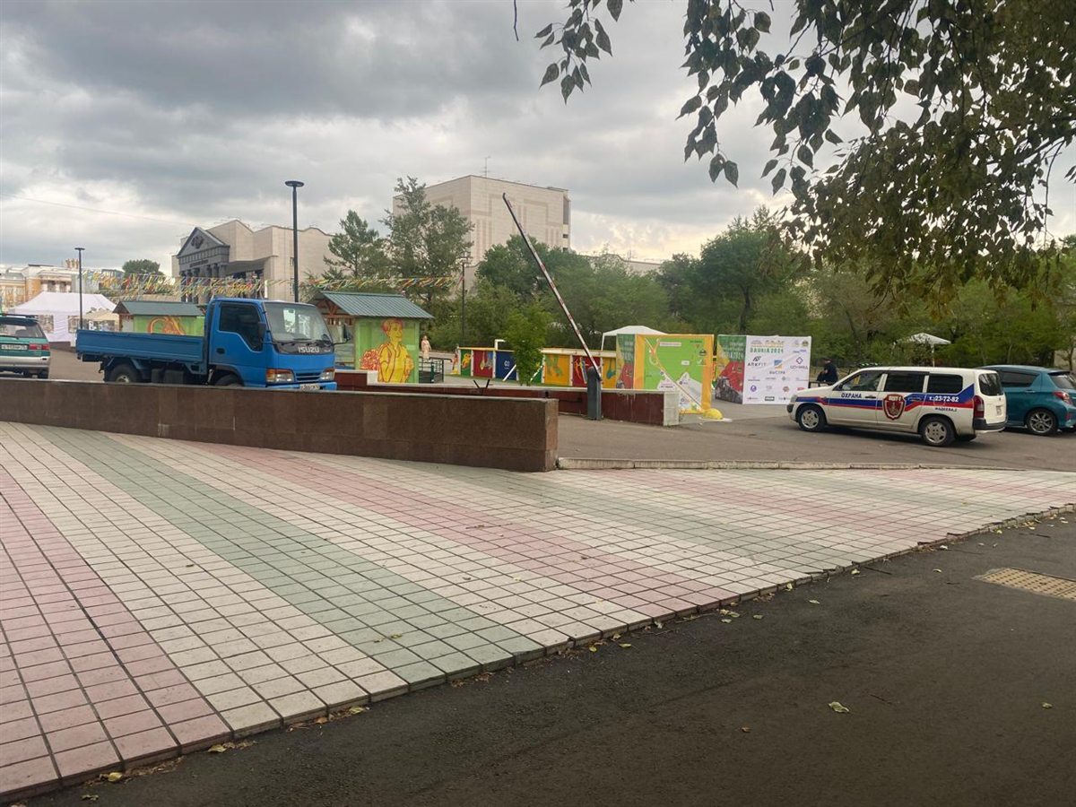 Транспорт ЩИТ-1 на мероприятии в Чите